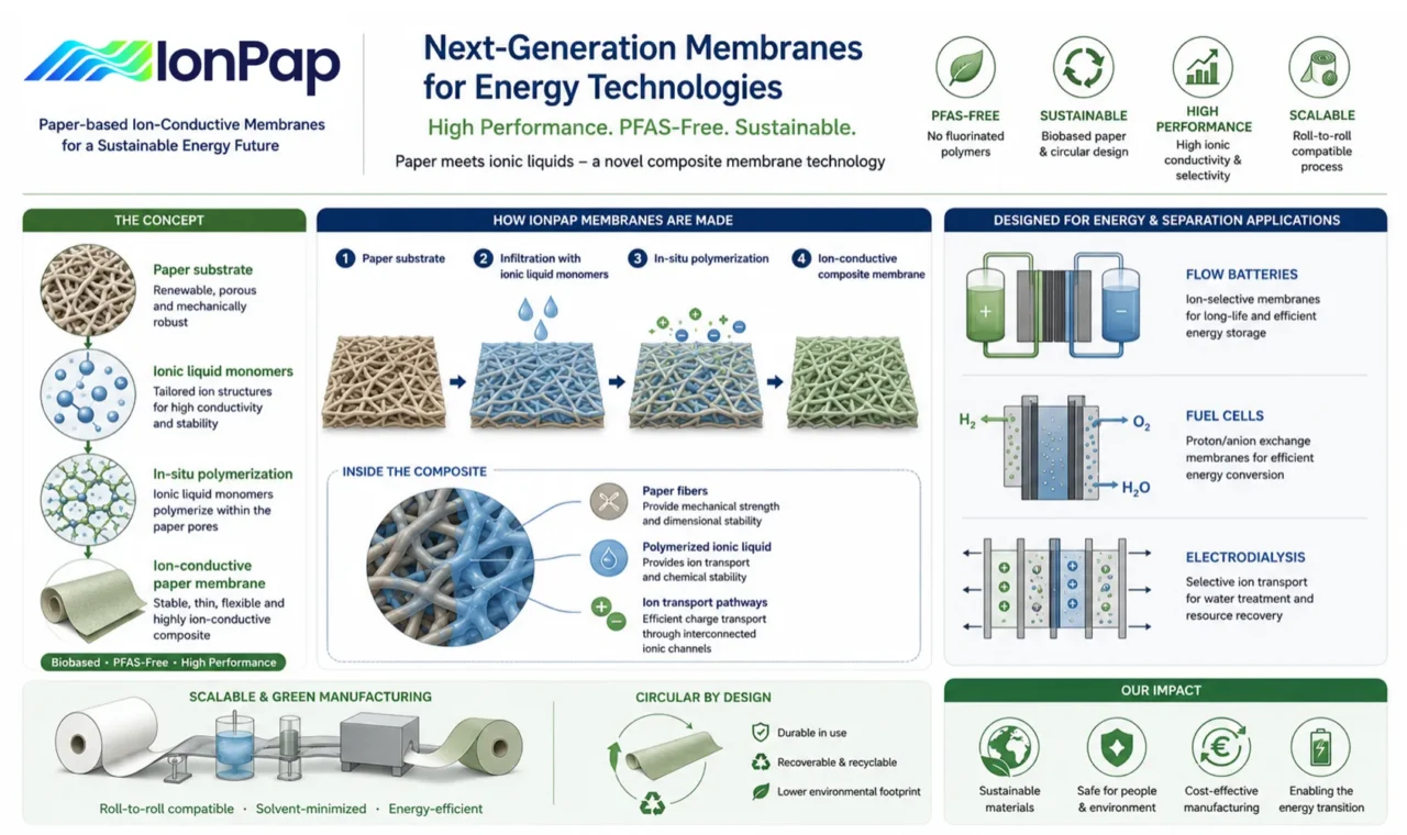 The many opportunities for IonPap’s sustainable membranes